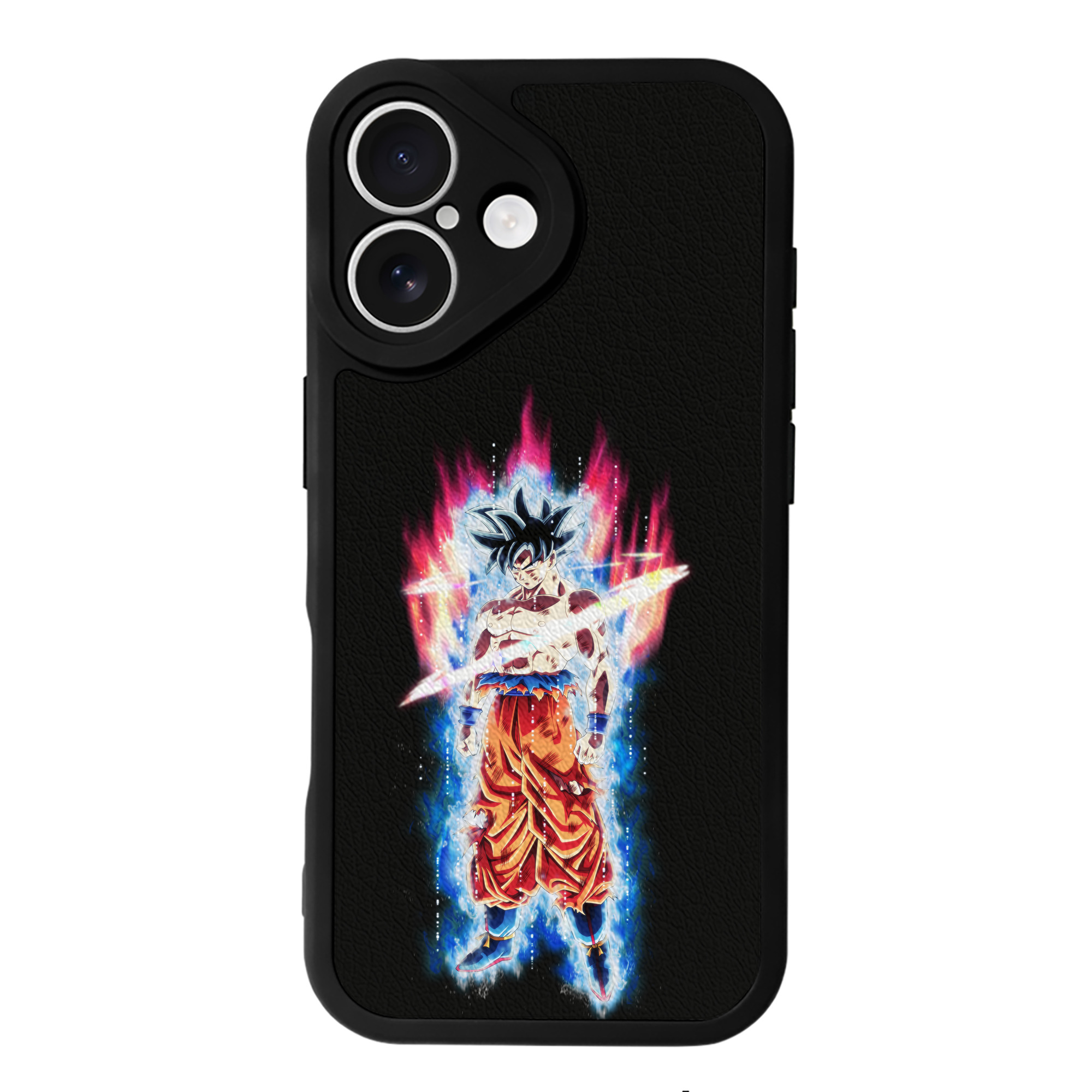 （画像用） ドラゴンボール 孫悟空（そん ごくう）Son Goku カカロット DRAGON BALL Kakarotto 【iPhone 16シリーズ対応】シリコンスマホケース（レザー調） 材質：シリコン